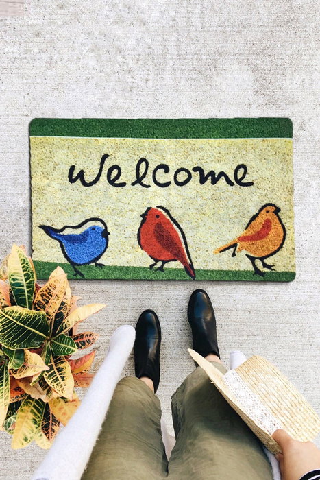 Conceptum Pvc Chirp Birds Multicolor Conceptum Pvc Chirp Birds Multicolor